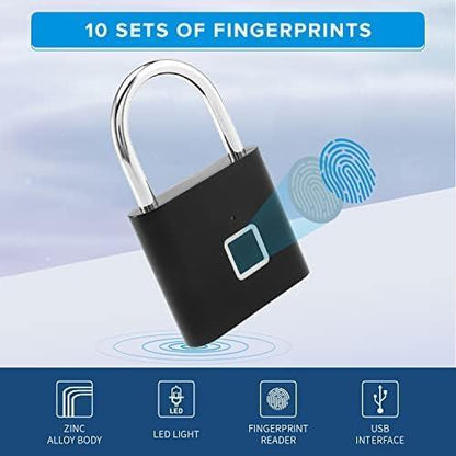 Fingerprint Padlock - FinoSphere