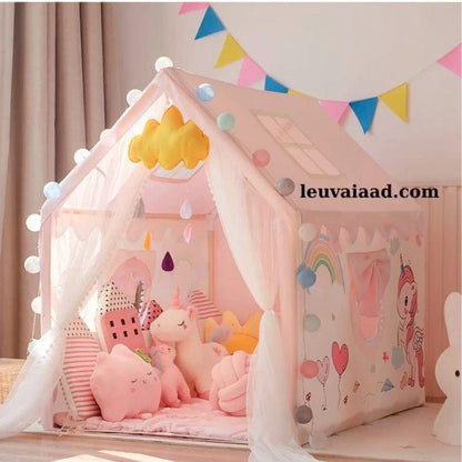 Portable Children's Tent for Kids Tent Toys for Girls Princess - FinoSphere