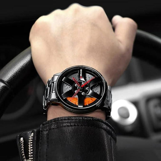 Rs Chrono Waterproof Car Wheel Watch - FinoSphere