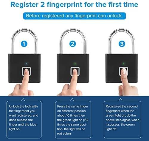 Fingerprint Padlock - FinoSphere