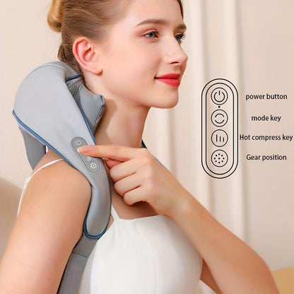 6D Adjustable Neck, Shoulder & Muscle Relaxation Massager - FinoSphere