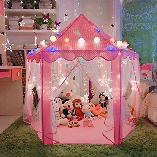 Portable Children's Tent for Kids Tent Toys for Girls Princess - FinoSphere