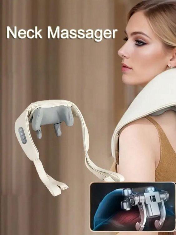 6D Adjustable Neck, Shoulder & Muscle Relaxation Massager - FinoSphere