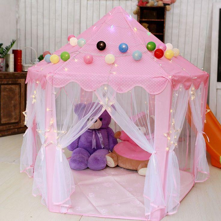 Portable Children's Tent for Kids Tent Toys for Girls Princess - FinoSphere